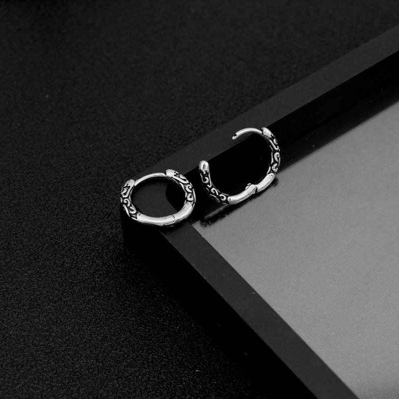 Серьги Винтажные декоративные серьги Металлические серьги Индивидуальные серьги-подвески с застежкой-замком Подвески-подвески в стиле хип-хоп Круглые серьги